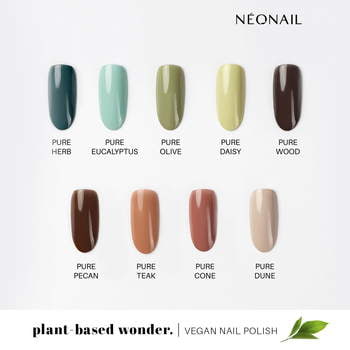 Vegan Nail Polish PLANT-BASE WONDER 7,2 ml - PURE PECAN 