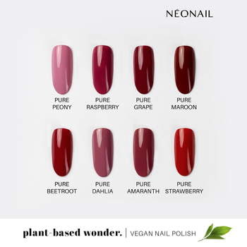 Vegan Nail Polish PLANT-BASE WONDER 7,2 ml - PURE MAROON