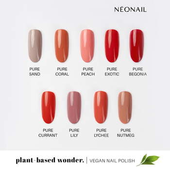 Vegan Nail Polish PLANT-BASE WONDER 7,2 ml - PURE BEGONIA