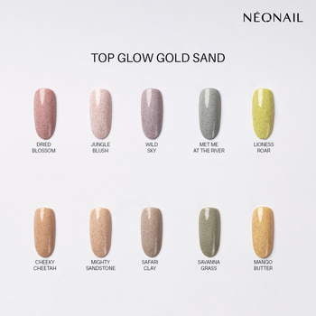 Top hybrydowy Top Glow Gold Sand 7,2 ml