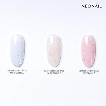 UV Gel Polish 7,2 ml - Glitter Effect Base Nude Sparkle