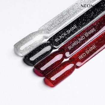 UV Gel Polish 7,2 ml - Glitter Effect Base Black Shine