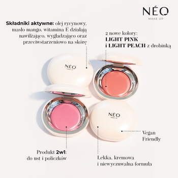 Masełko do ust i policzków: 04 LIGHT PEACH