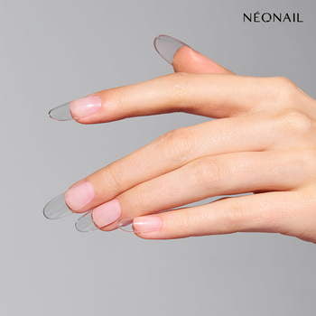 Tipsy elastyczne do przedłużania paznokci Invisible Flexi Tips 01 Clear Oval 300 szt.