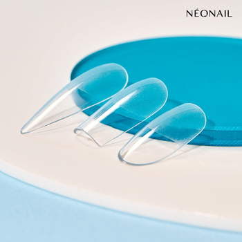 Tipsy elastyczne do przedłużania paznokci Invisible Flexi Tips 01 Clear Oval 300 szt.