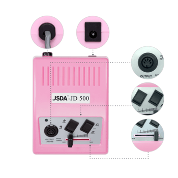 Frezarka JSDA Nail Drill JD 500 Rose 35W