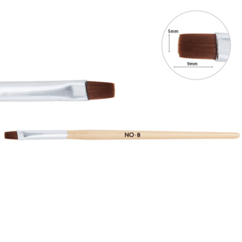 Wooden Gel Brush no 8