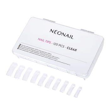 Clear Tips 120 pcs with Long Pocket NEONAIL