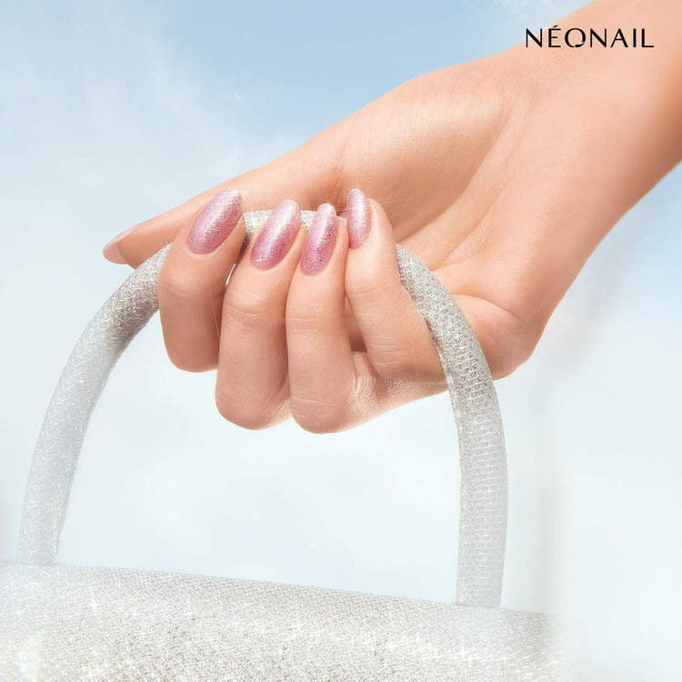 UV Gel Polish 7,2 ml - Glitter Effect Base Rose Twinkle