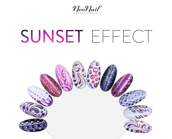 NEONAIL stylizacje z Sunset Effect