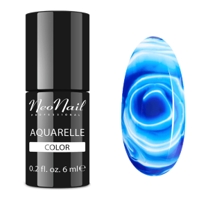 Niebieski lakier hybrydowy - Aquarelle - NeoNail