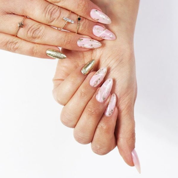 French Medium Pink - First Love - NeoNail - manicure ślubny