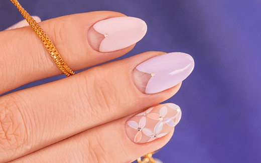 Manicure hybrydowy w pastelowym wydaniu