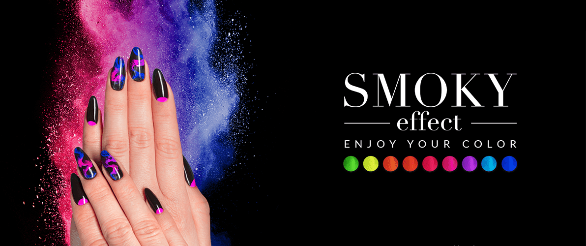 Nowość Smoky Effect – neonowe pyłki do stylizacji paznokci