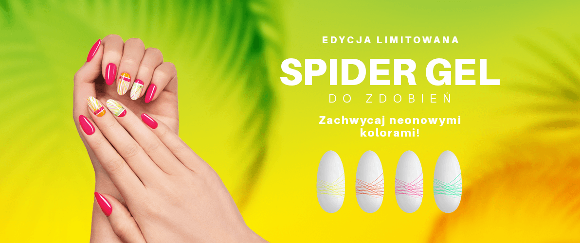 NEONOWA REWOLUCJA W WAKACYJNYCH ZDOBIENIACH! ODKRYJ NOWĄ SERIĘ SPIDER GELI 