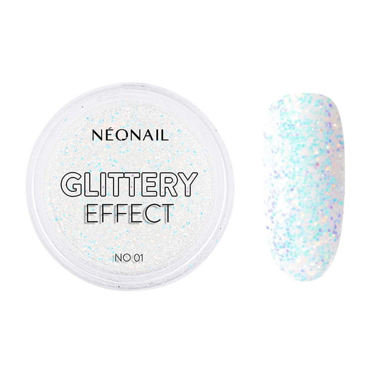 pyłek do stylizacji paznokci Glittery Effect No. 01