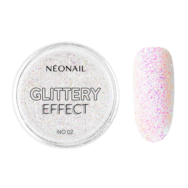 pyłek do stylizacji paznokci Glittery Effect No. 02