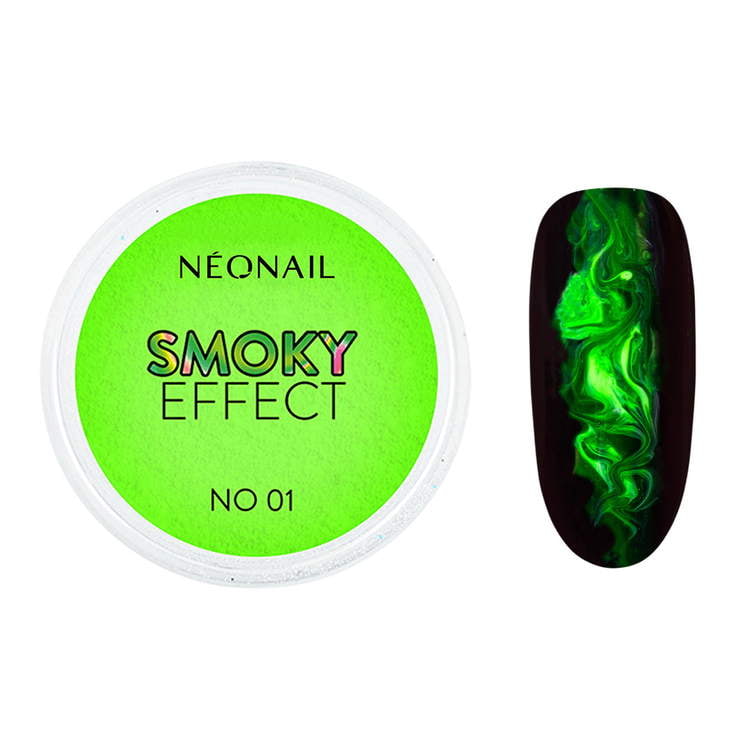 Pyłek Smoky Effect do efektu dymu na paznokciach. 