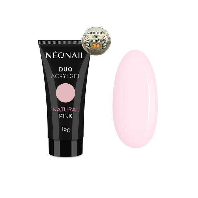 DUO ACRYLGEL NATURAL PINK do przedłużania paznokci.