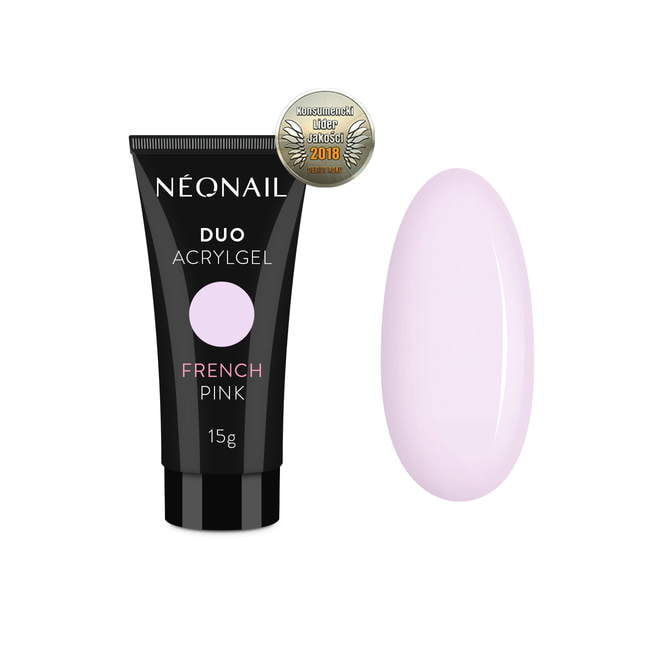 DUO ACRYLGEL FRENCH PINK  do przedłużania paznokci. 