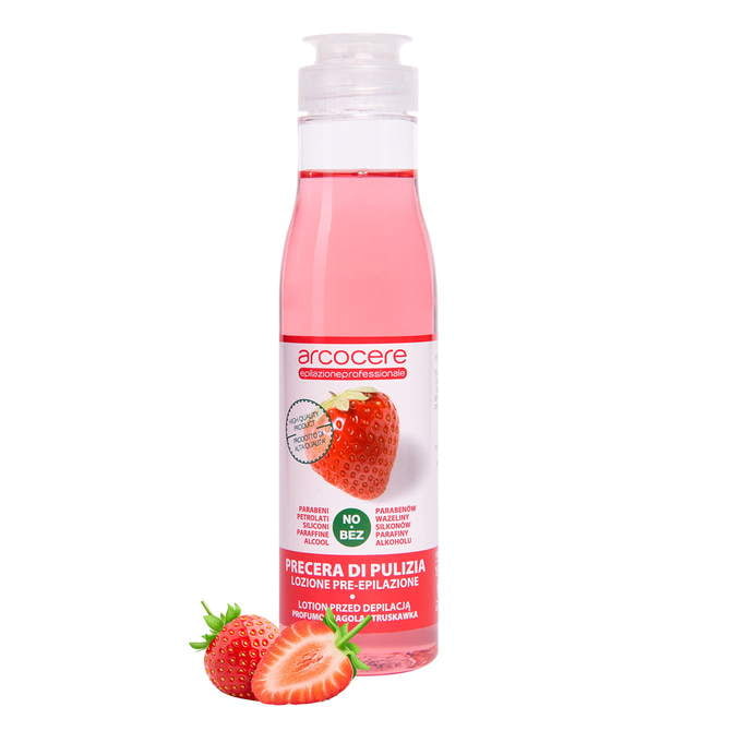 Wysokiej jakości Lotion znieczulający przed depilacją 150 ml - truskawka