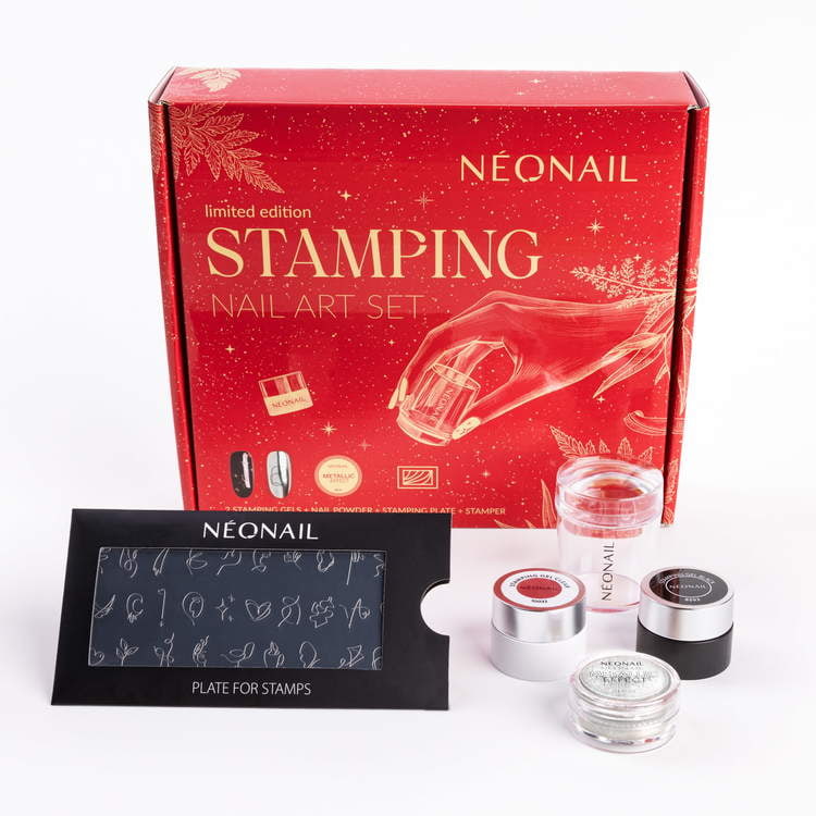Zestaw świąteczny NAIL ART STAMPING SET 