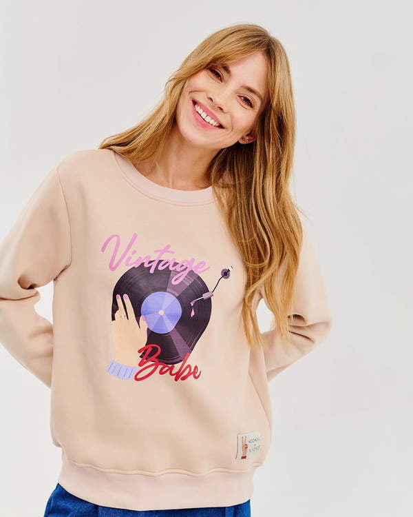 Bluza Vintage Babe - Rozmiar XS