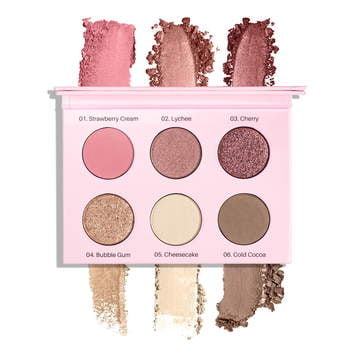 Paleta cieni prasowanych Rose Eyeshadow Palette Rose 