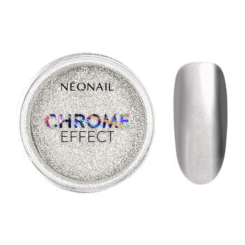 pyłek do stylizacji paznokci Puder Chrome Effect – Silver